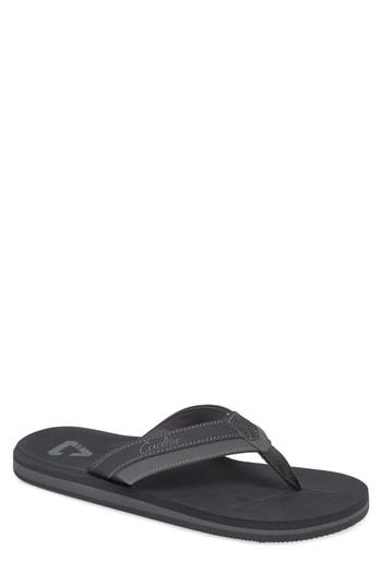 Men's Travis Mathew Fridays Flip Flop M - Grey