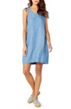 Women's Michael Stars Shoulder Tie Shift Dress - Blue