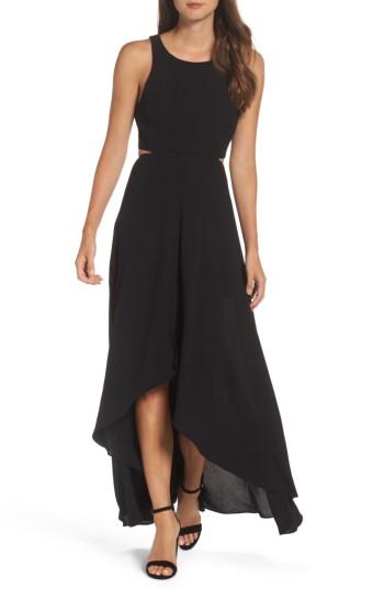 Women's Ali & Jay Cutout Back Maxi Dress - Black