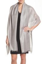 Women's Nordstrom Metallic Lightweight Wrap, Size - Metallic