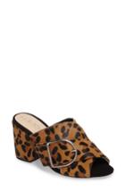Women's Sole Society Cezanne Genuine Calf Hair Sandal M - Black