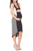 Women's Tart Maternity Bailey High/low Maternity Tank Dress - Black