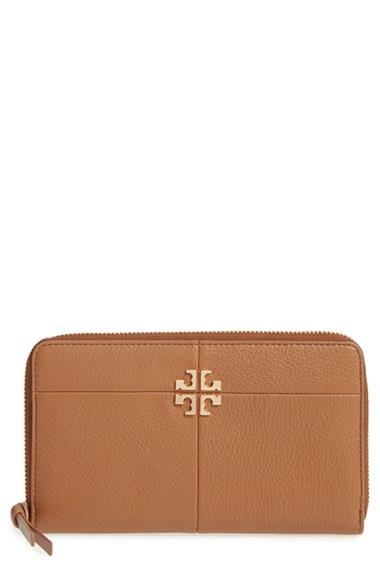 Women's Tory Burch Ivy Leather Continental Wallet -
