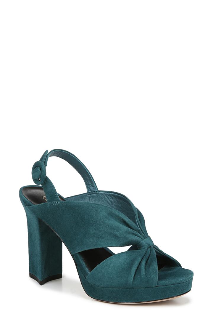 Women's Diane Von Furstenberg Heidi Platform Sandal M - Blue/green