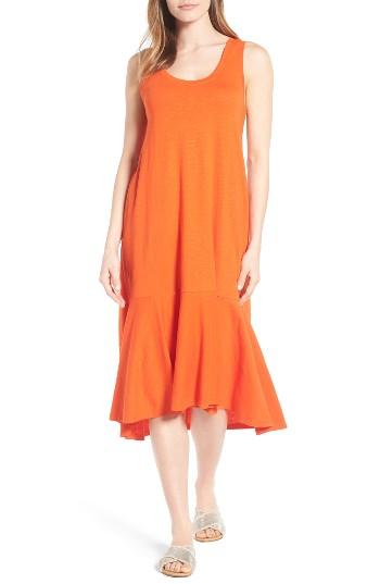 Women's Caslon Drop Waist Jersey Dress - Orange