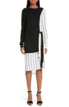 Women's Yigal Azrouel Silk & Cashmere Dress - Black