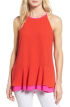Women's Vince Camuto Colorblock Halter Style Top