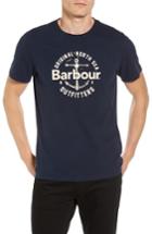 Men's Barbour Berwick Logo Graphic T-shirt, Size - Blue