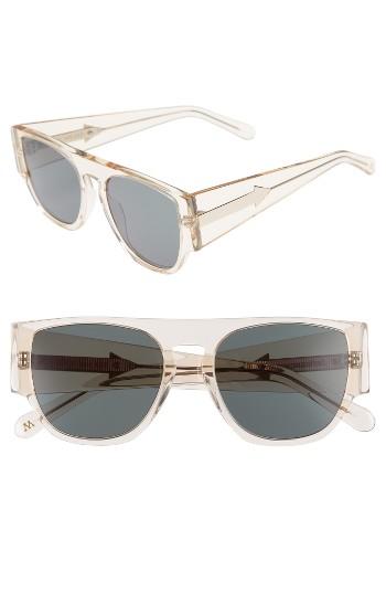Women's Karen Walker Buzz 53mm Sunglasses - Vintage Clear