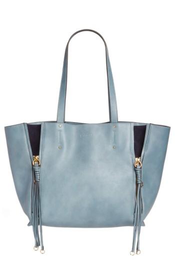 Chloe Medium Milo Calfskin Leather Tote - Purple