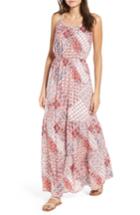 Women's One Clothing Stripe Bar Back Maxi Dress - Pink