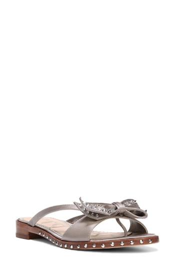 Women's Sam Edelman Dariel Bow Sandal .5 M - Grey