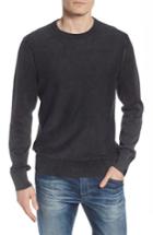 Men's Rag & Bone Anderson Crewneck Long Sleeve T-shirt - Black