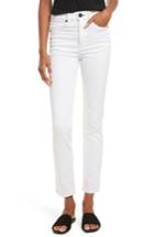 Women's Rag & Bone/jean High Waist Ankle Skinny Jeans - White