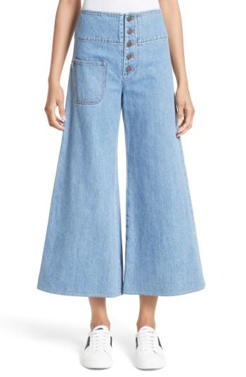 Women's Marc Jacobs High Waist Crop Flare Jeans - Blue