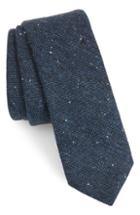 Men's 1901 Beaufort Solid Wool Blend Tie, Size - Blue