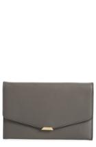 Women's Vince Camuto Ebert Leather Flap Wallet - Grey
