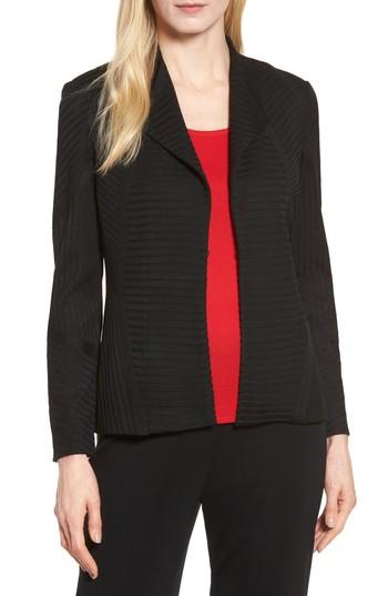 Women's Ming Wang Striped Knit Jacket