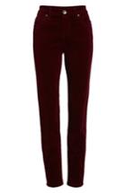 Women's Kut From The Kloth Diana Stretch Corduroy Skinny Pants (similar To 14w) - Burgundy