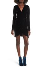 Women's Nbd Lola Velvet Wrap Dress