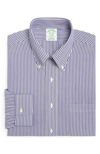 Men's Brooks Brothers Trim Fit Stripe Dress Shirt