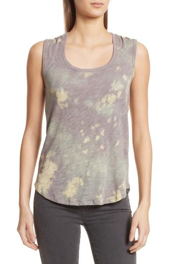 Women's Atm Anthony Thomas Melillo Sweetheart Tie Dye Tank - Beige