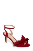 Women's Butter Gem Embellished Ankle Strap Sandal .5 M - Red