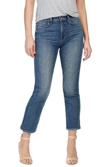 Women's Paige Sarah High Rise Straight Leg Jeans - Blue