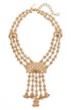 Women's Oscar De La Renta Ornate Charm Necklace