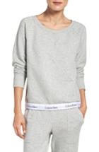 Women's Calvin Klein Lounge Sweatshirt - Grey