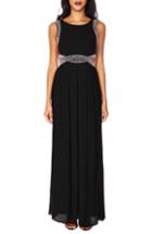 Women's Carmen Marc Valvo Infusion Split Chiffon Halter Gown