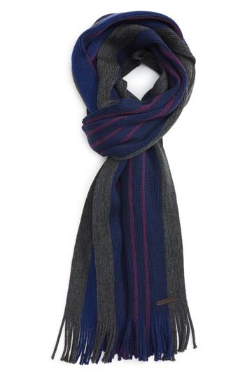 Men's Ted Baker London Elmm Stripe Wool Scarf