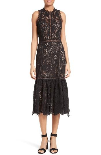 Women's Rebecca Taylor Arella Lace Midi Dress