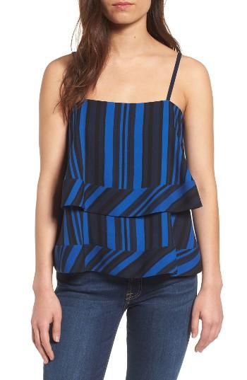 Women's Cooper & Ella Lila Tiered Tank, Size - Blue