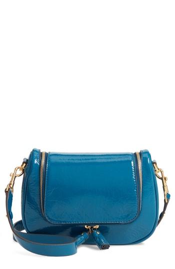 Anya Hindmarch Small Vere Lambskin Leather Crossbody Satchel - Blue