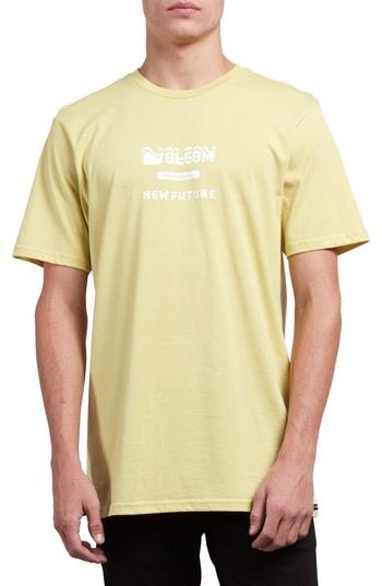 Men's Volcom Gateway Graphic T-shirt - Yellow