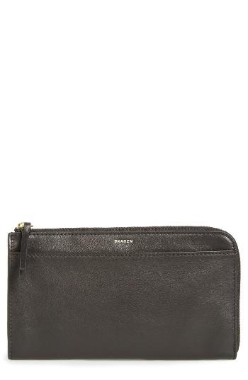Women's Skagen Leather Phone Wallet -