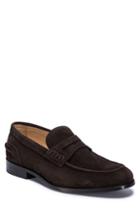 Men's Bugatchi Torino Penny Loafer .5 M - Brown