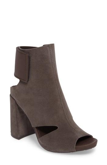 Women's Pedro Garcia Yeca Block Heel Bootie Us / 37eu - Grey