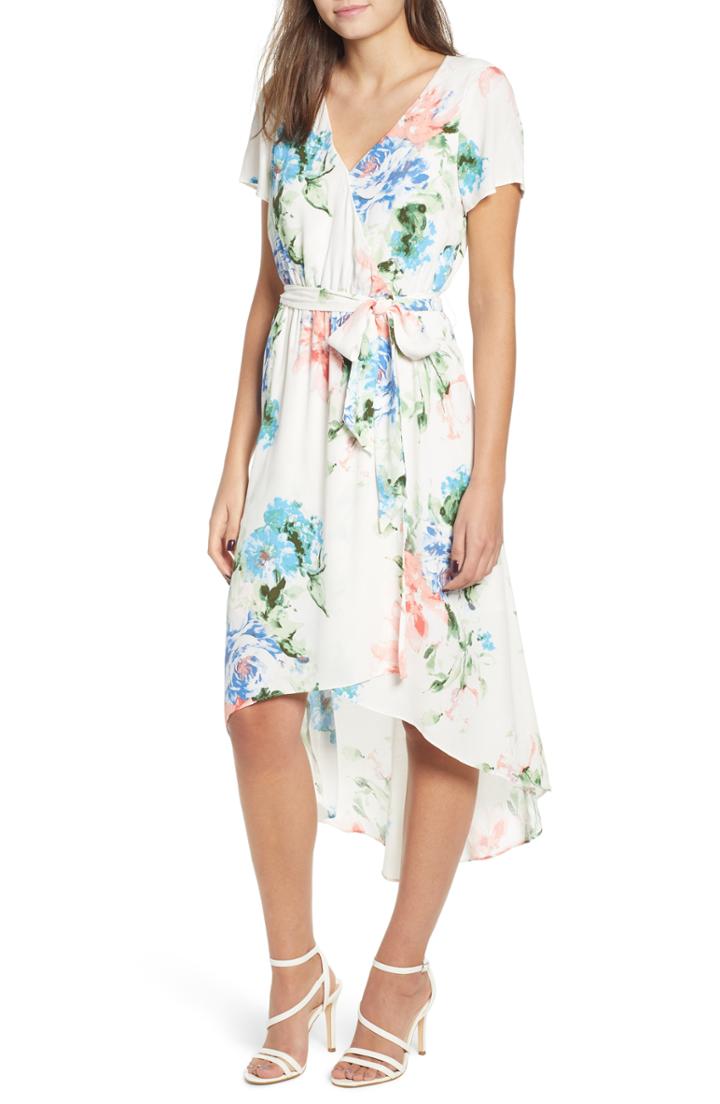 Women's Leith Wrap Midi Dress - Ivory