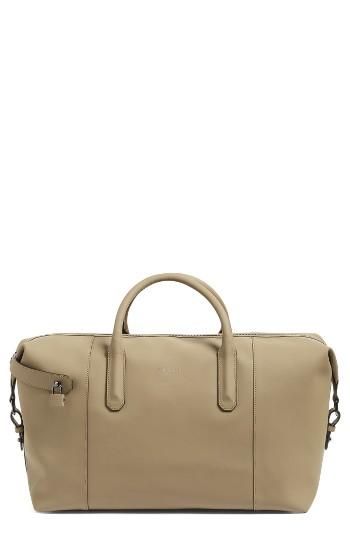 Men's Ted Baker London Cronos Leather Duffel Bag -