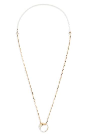 Men's Maison Margiela Bicolor Ring Pendant Necklace
