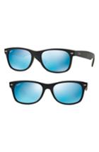 Women's Ray-ban New Wayfarer Classic 52mm Sunglasses - Black/ Blue