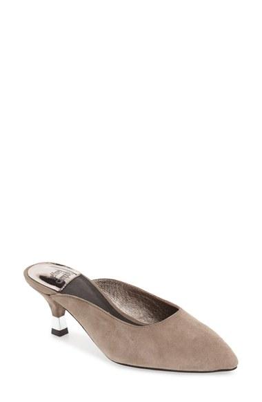 Women's Jeffrey Campbell 'renata' Slip-on Pump M - Brown