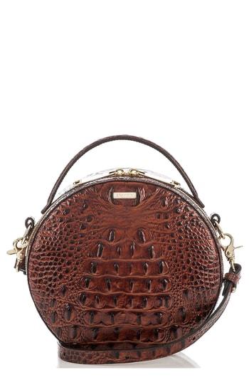 Brahmin Lane Circle Crossbody Bag - Brown