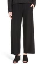 Women's Eileen Fisher Wide Leg Crop Pants, Size - Black
