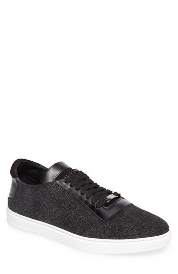 Men's Jimmy Choo Benn Glitter Low Top Sneaker Us / 41eu - Blue