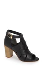 Women's Bc Footwear Pathway Block Heel Sandal .5 M - Black