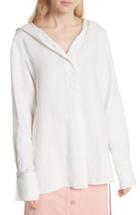 Women's Elizabeth And James Carson Hooded Shirt - White
