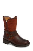 Women's Bos. & Co. 'sahara' Buckle Strap Waterproof Bootie -9.5us / 40eu - Brown